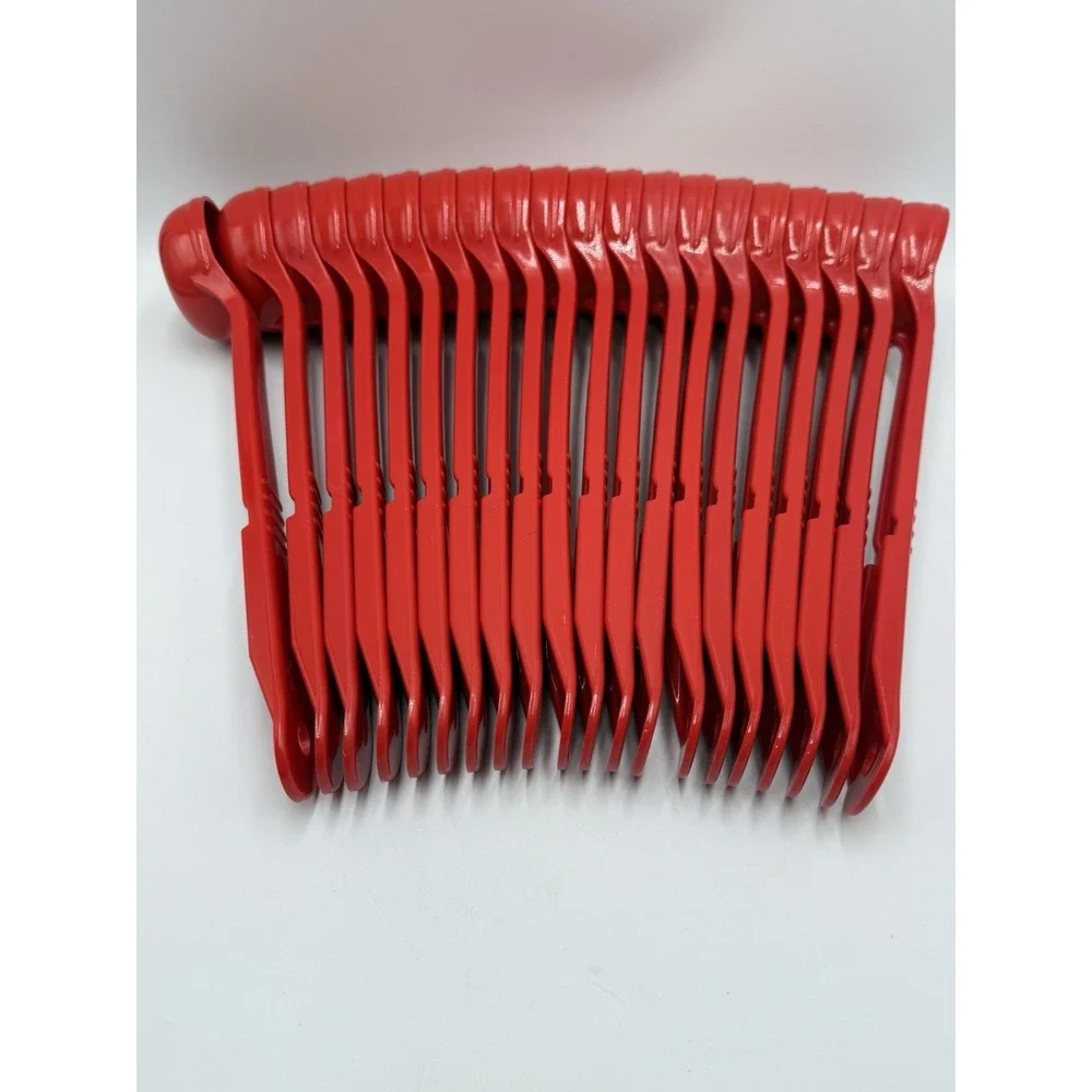 Carlisle 3960 High Heat Measure Miser Spoon/Food Portioner 2 oz Red‎ Lot Of 20